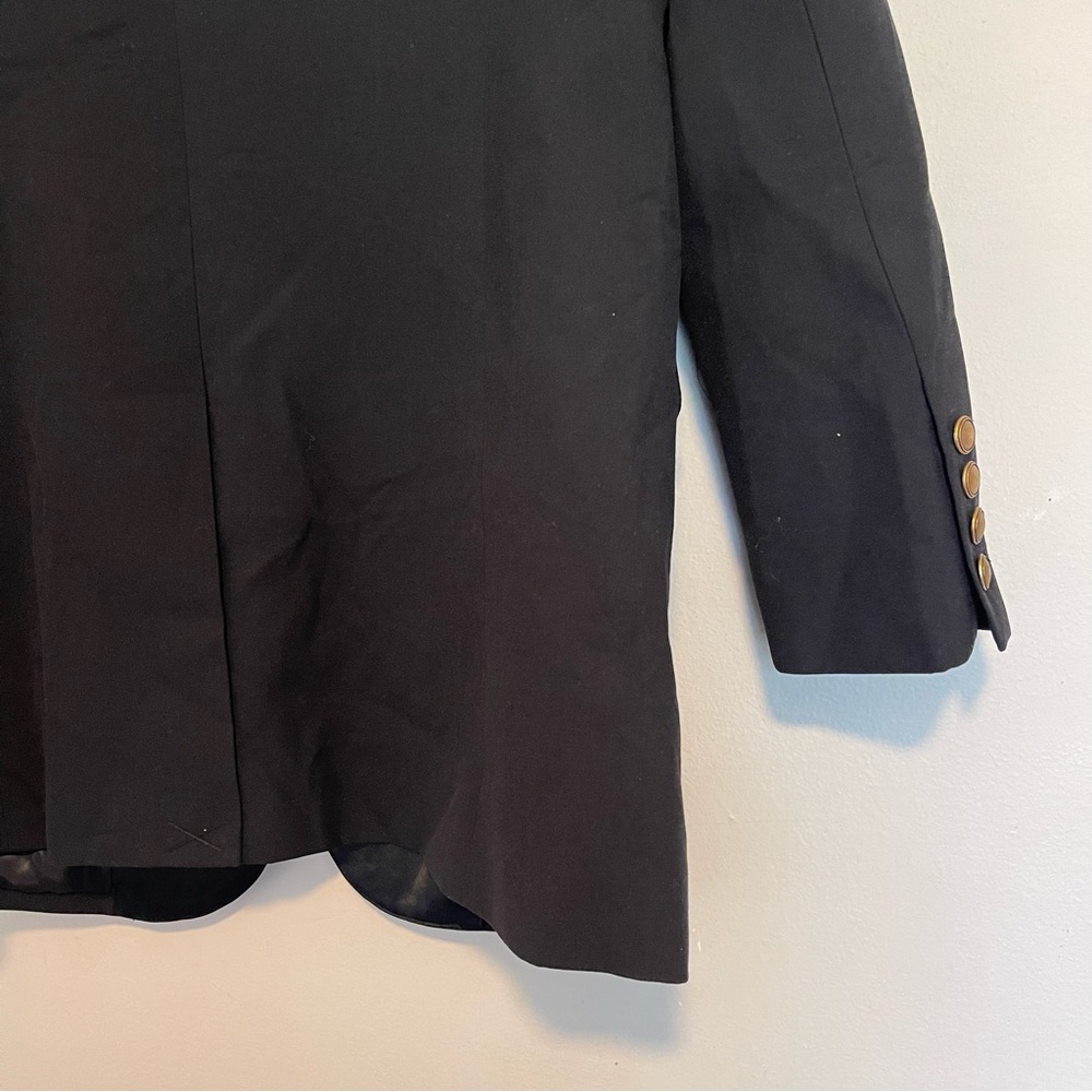 Saint Laurent Blazer Tuxedo lapel Black Jacket with Gold Buttons 40 - Picture 10 of 15